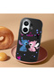 Vivo X200 Fe Compatible Case Camera Protective Black Stitch Patterned Silicone Lover Couple Phone Case - 2