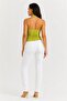 Sandy Fabric Halter Neck Blouse - 2
