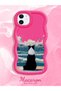 iPhone 11 Compatible Case Camera Protector Red Silicone Lover Couple Phone Case Dog Pattern - 2