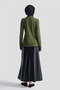 Lace Knitwear Sweater Khaki - 5