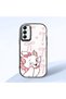 Samsung Galaxy A14 Compatible Case Camera Protective Black Cartoon Patterned Silicone Lover Couple Phone Case