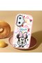 Poco F7 Compatible Case Camera Protector Pink Minnie Patterned Silicone Lover Couple Phone Case - 2