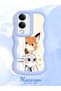 Vivo Y19S Gt 5g Compatible Case Camera Protective Blue Silicone Couple Phone Case Cartoon Pattern - 2
