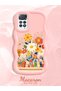Redmi Note 11 Pro 4g Compatible Case Camera Protector Pink Silicone Lover Couple Phone Case Floral Case - 2