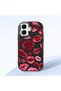 Tecno Spark Go 2 Compatible Case Camera Protective Black Kiss Patterned Silicone Lover Couple Phone Case