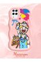 Samsung Galaxy A12 Compatible Case Camera Protective Pink Silicone Lover Couple Phone Case Cartoon Pattern - 2