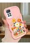 Redmi Note 11 Pro 4g Compatible Case Camera Protector Pink Silicone Lover Couple Phone Case Floral Case