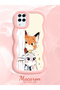 Samsung Galaxy M12 Compatible Case Camera Protective Pink Silicone Lover Couple Phone Case Cartoon Pattern - 2