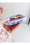 iPhone 16 Plus Compatible Case Camera Protector Blue Silicone Lover Couple Phone Case with Cat Case - 4