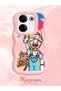 Case for Tecno Camon 20 Pro 4g Compatible Case Camera Protective Pink Silicone Lover Couple Phone Case Cartoon Pattern - 2