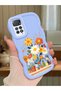 Redmi Note 11 Pro 4g Compatible Case Camera Protector Blue Silicone Lover Couple Phone Case Floral Case