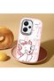 Redmi Note 13 Pro Plus 5g Compatible Case Camera Protective Pink Cartoons Pattern Silicone Lover Couple Phone Case - 2