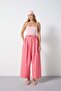 Striped Loose-Fit Trousers Red - 7