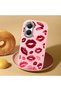 Poco X7 Pro Compatible Case Camera Protector Pink Kiss Patterned Silicone Lover Couple Phone Case - 2