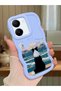 Vivo Y27S Compatible Case Camera Protective Blue Silicone Lover Couple Phone Case Dog Pattern