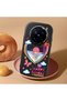 Vivo X200 Pro Compatible Case Camera Protective Black Heart Pattern Silicone Lover Couple Phone Case - 2