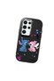 Samsung Galaxy S23 Ultra Compatible Case Camera Protective Black Stitch Pattern Silicone Lover Couple Phone Case - 3