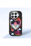 Mi 15t Pro Compatible Case Camera Protective Black Heart Pattern Silicone Lover Couple Phone Case