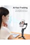 3-Axis Gimbal Stabilizer, SF21 Face Tracking With Camera Powerful Battery Built-in Extra Fill Light - Black