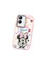 Vivo Y28 Compatible Case Camera Protector Pink Minnie Patterned Silicone Lover Couple Phone Case - 3