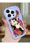 iPhone 16 Pro Compatible Case Camera Protector Blue Silicone Couple Phone Case with Cat Case