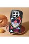 Mi 15t Pro Compatible Case Camera Protective Black Heart Pattern Silicone Lover Couple Phone Case - 2