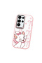 Samsung Galaxy S25 Ultra Compatible Case Camera Protective Pink Cartoon Pattern Silicone Couple Phone Case - 3