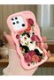 Redmi 10C Compatible Case Camera Protector Pink Silicone Lover Couple Phone Case Cat Case