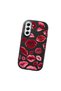 Samsung Galaxy S21 Fe Compatible Case Camera Protective Black Kiss Patterned Silicone Lover Couple Phone Case - 3