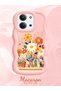 Case for Redmi 15C 5g Compatible Case Camera Protector Pink Silicone Lover Couple Phone Case Floral Case - 2