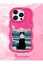 iPhone 16 Pro Compatible Case Camera Protector Red Silicone Couple Phone Case Dog Pattern - 2