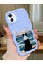 Samsung Galaxy A05 Compatible Case Camera Protector Blue Silicone Lover Couple Phone Case Dog Pattern