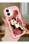 Samsung Galaxy A06 Compatible Case Camera Protective Pink Silicone Lover Couple Phone Case Cat Case