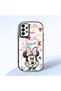 Samsung Galaxy A73 Compatible Case Camera Protective Black Minnie Patterned Silicone Beloved Couple Phone Case