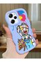Poco X5 Pro 5g Compatible Case Camera Protector Blue Silicone Couple Phone Case Cartoon Pattern