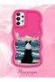 Samsung Galaxy A73 Compatible Case Camera Protector Red Silicone Lover Couple Phone Case Dog Pattern - 2