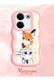Tecno Camon 20 Compatible Case Camera Protective Pink Silicone Lover Couple Phone Case Cartoon Pattern - 2