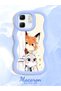 Infinix Hot 50I Compatible Case Camera Protective Blue Silicone Couple Phone Case Cartoon Pattern - 2