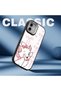 iPhone 18 Pro Max Compatible Case Camera Protector Black Cartoon Patterned Silicone Lover Couple Phone Case - 5