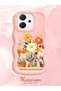 Oppo Reno 14F Compatible Case Camera Protector Pink Silicone Couple Phone Case Floral Case - 2