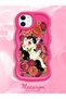 iPhone 11 Compatible Case Camera Protector Red Silicone Lover Couple Phone Case Cover with Cat - 2
