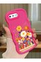 iPhone 8 Plus Compatible Case Camera Protector Red Silicone Lover Couple Phone Case Floral Case