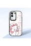 Vivo Y29 Compatible Case Camera Protector Black Cartoon Patterned Silicone Lover Couple Phone Case