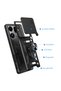 Case Compatible with Oppo Find X9 Pro with Sliding Camera Protection, Ring and Magnet Tank Cover Black - 6