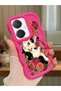 Vivo Y27 Compatible Case Camera Protector Red Silicone Lover Couple Phone Case Cat Case