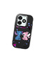 Infinix Smart 8 Pro Compatible Case Camera Protective Black Stitch Patterned Silicone Lover Couple Phone Case - 3