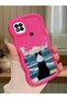 Redmi 10A Compatible Case Camera Protector Red Silicone Lover Couple Phone Case Dog Pattern