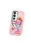 Vivo Y19S Compatible Case Camera Protector Pink Heart Pattern Silicone Lover Couple Phone Case - 3
