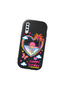 Samsung Galaxy A30S Compatible Case Camera Protective Black Heart Patterned Silicone Lover Couple Phone Case - 3