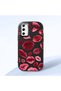 Samsung Galaxy S20 Fe Compatible Case Camera Protective Black Kiss Patterned Silicone Lover Couple Phone Case